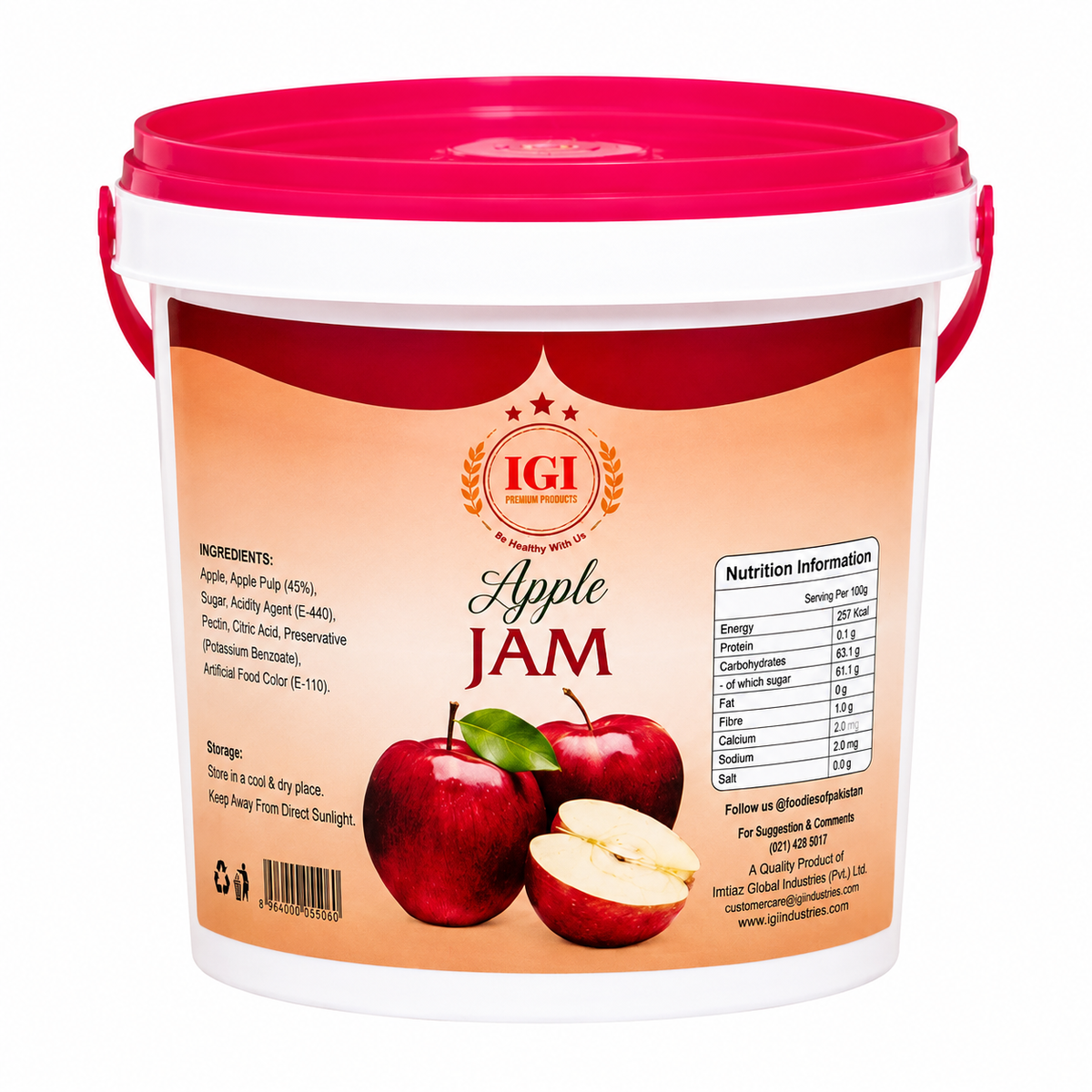 IGI Apple Jam - 1 Kg - GR-F-021