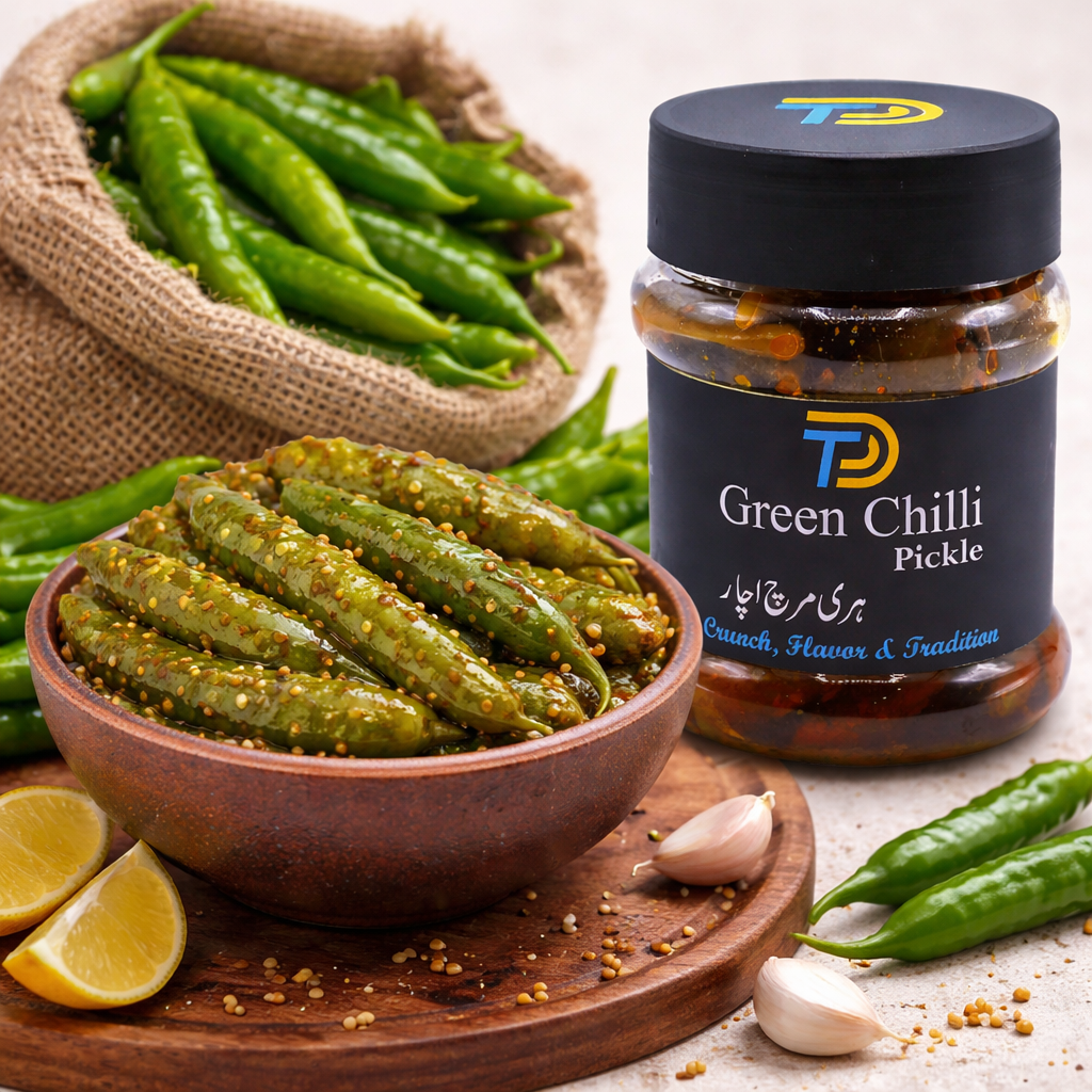 TPP Premium Green Chilli Pickle - GR-F-027